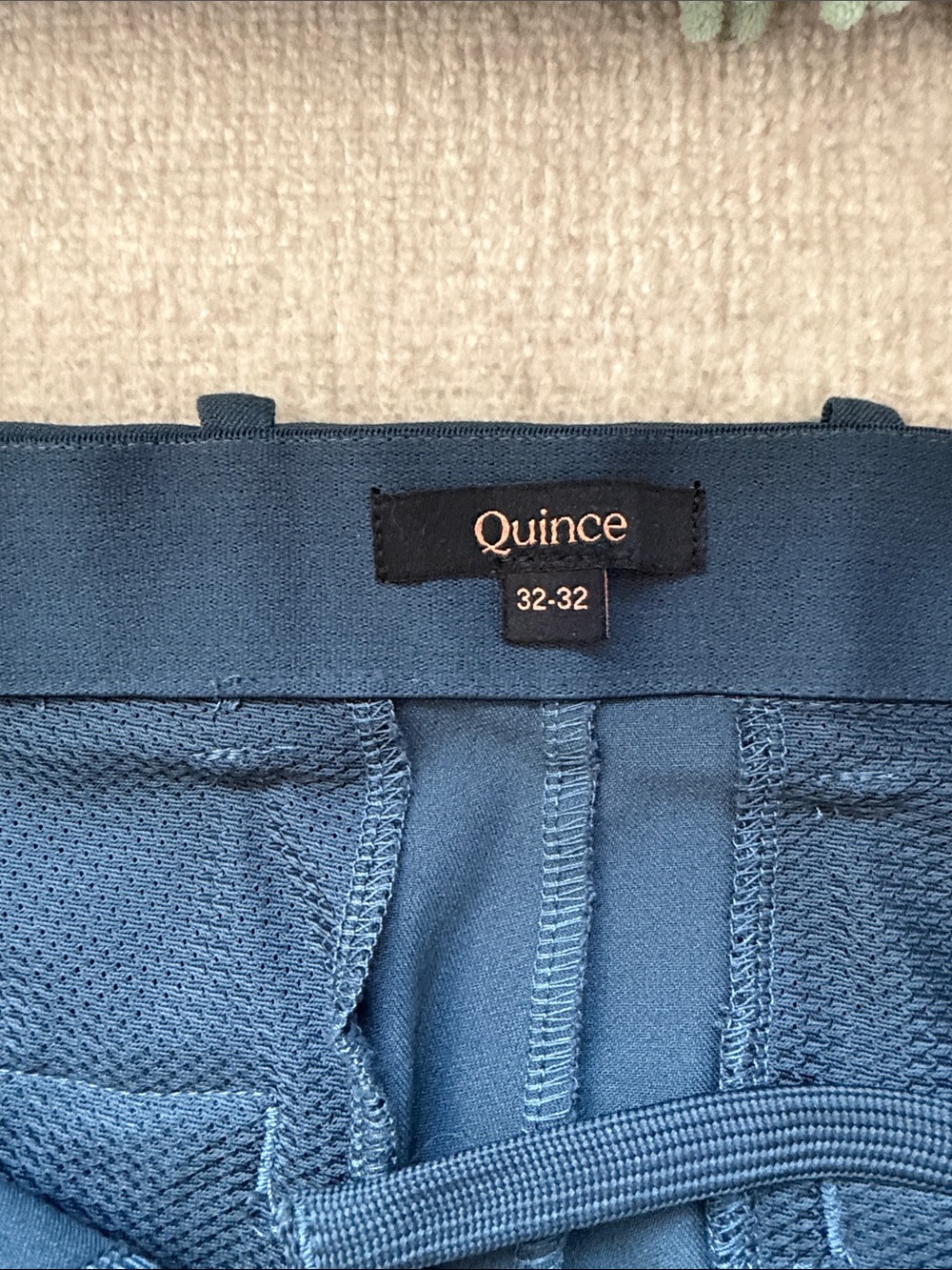 Quince Men's Straight-Leg Pants in Navy - Picture 2 of 6